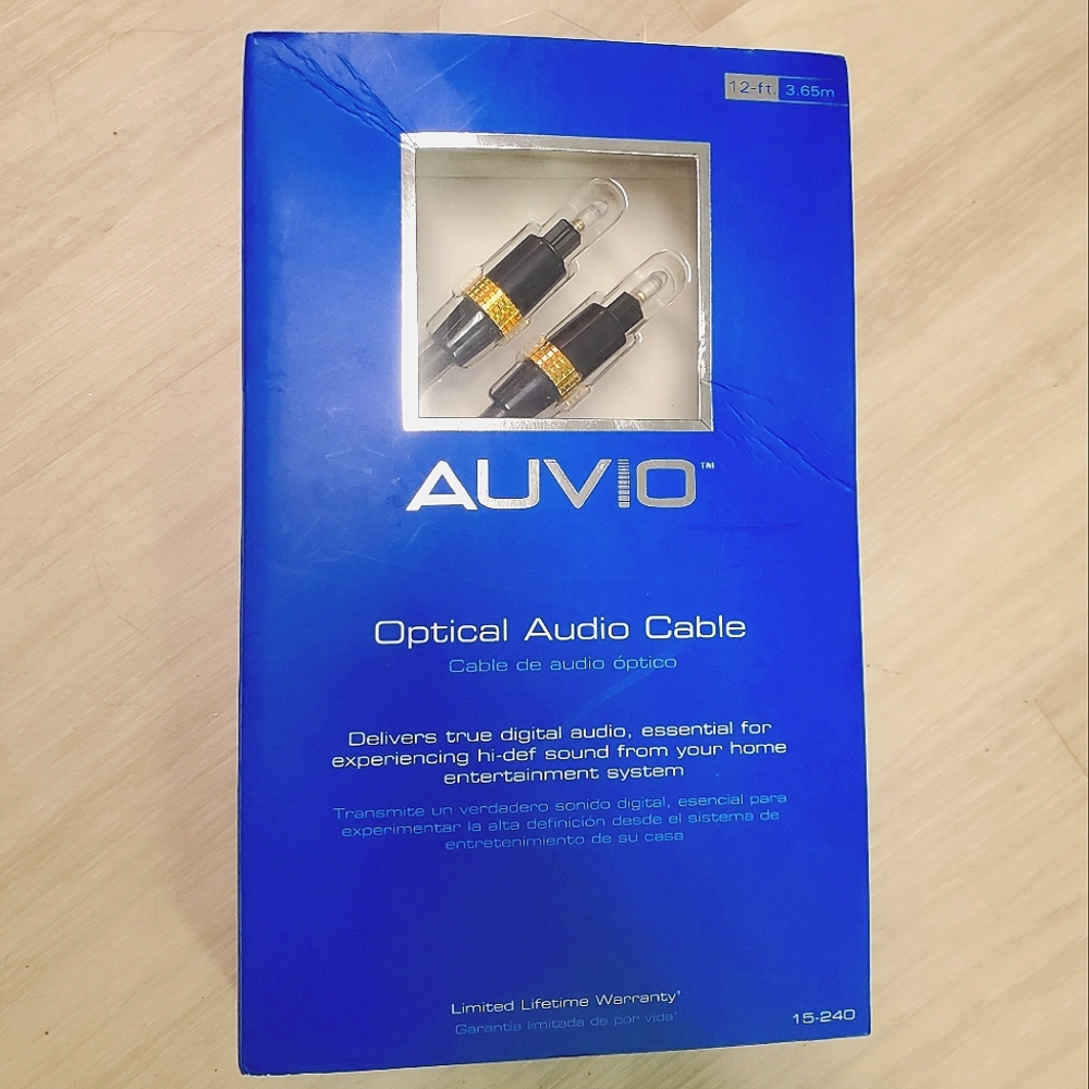 Auvio optical audio cable